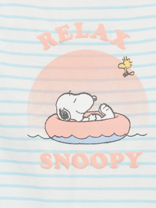 Macacão curto 'Snoopy' - Kiabi