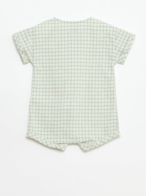 Macacão curto - Kiabi