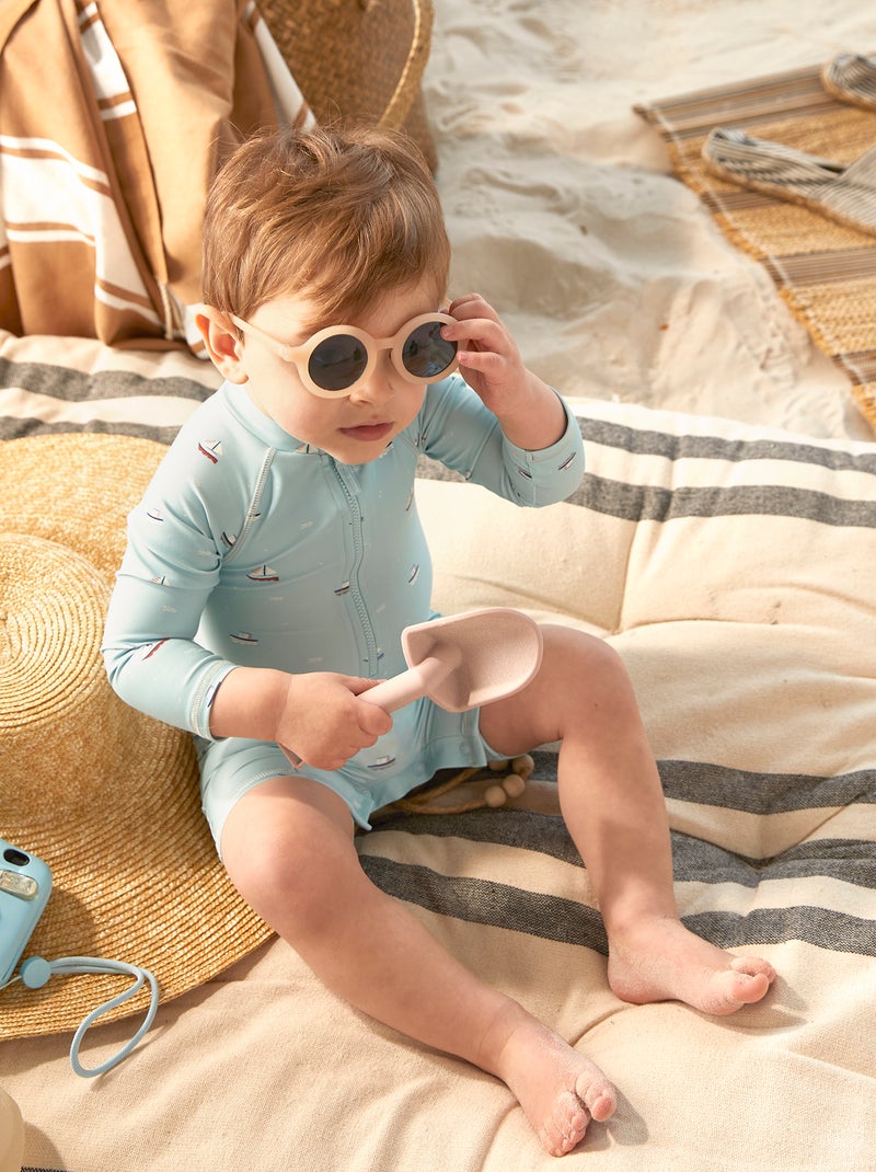 Macacão de banho com estampado barco AZUL - Kiabi