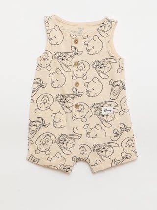 Macacão de bebé sem mangas estampado \'Disney\'