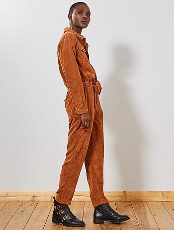 Macacão de bombazina - Kiabi