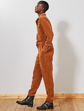 Macacão de bombazina - Kiabi