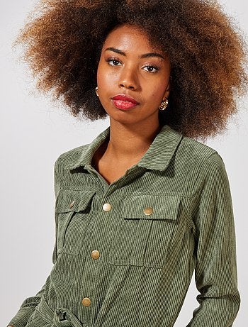 Macacão de bombazina - Kiabi