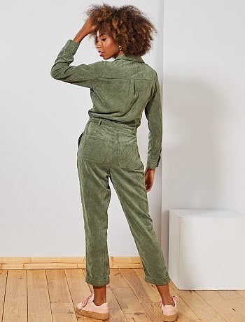 Macacão de bombazina - Kiabi