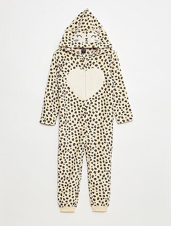 Pijama Macacão com Capuz Animado