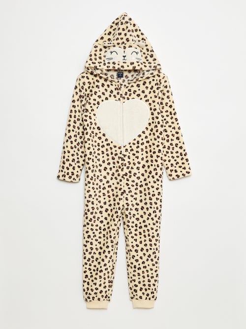 Macacão de dormir com capuz animado - Kiabi