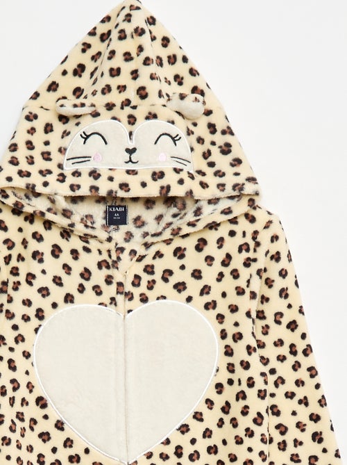 Macacão de dormir com capuz animado - Kiabi