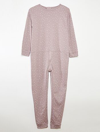 Macacão de dormir com fecho éclair - coleção fácil de vestir
