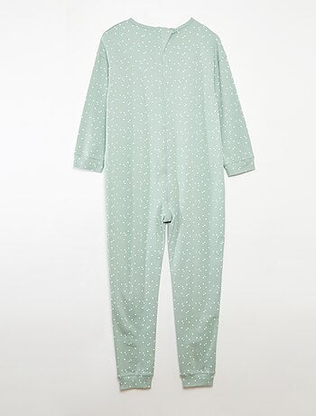 Macacão de dormir com fecho éclair - coleção fácil de vestir