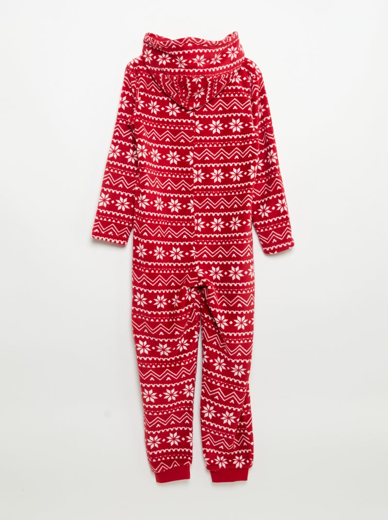 Macacão de dormir de Natal "Disney" "Minnie" Vermelho - Kiabi