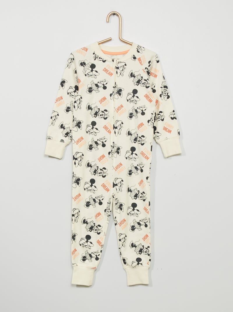 Macacão de dormir 'Minnie' BRANCO - Kiabi