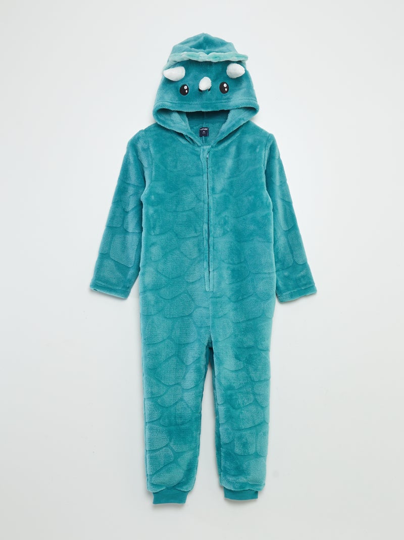 Macacão de dormir polar 'dinossauro' - AZUL - 15.00€ - Kiabi
