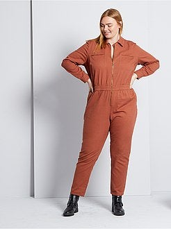 Macacão de ganga colorido - Kiabi