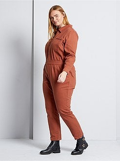 Macacão de ganga colorido - Kiabi