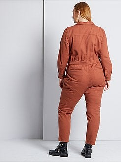 Macacão de ganga colorido - Kiabi