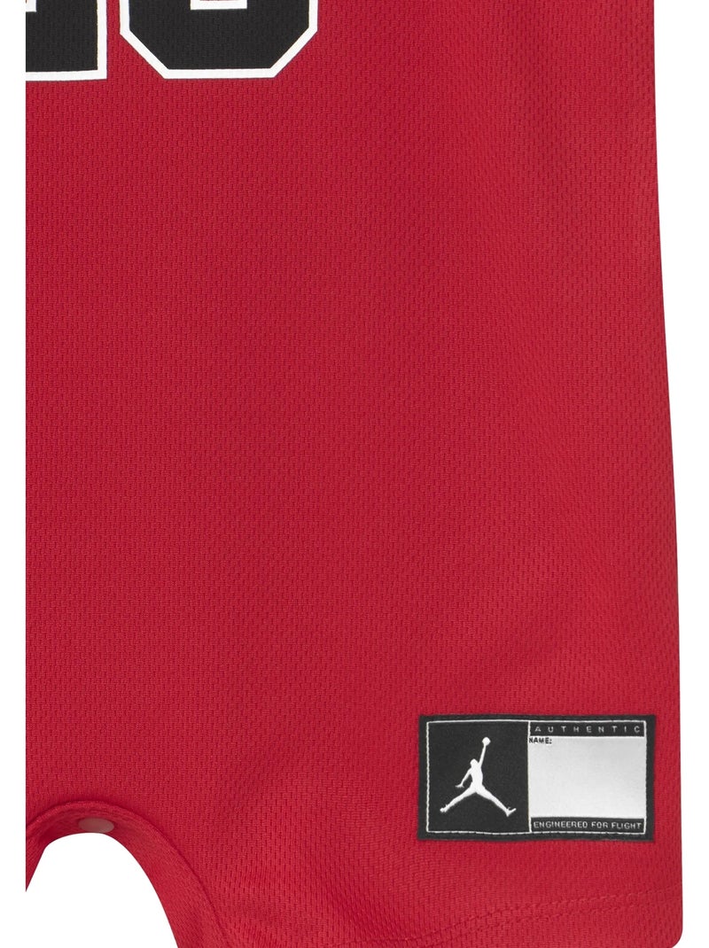 Macacão de gola redonda - Jordan Vermelho - Kiabi