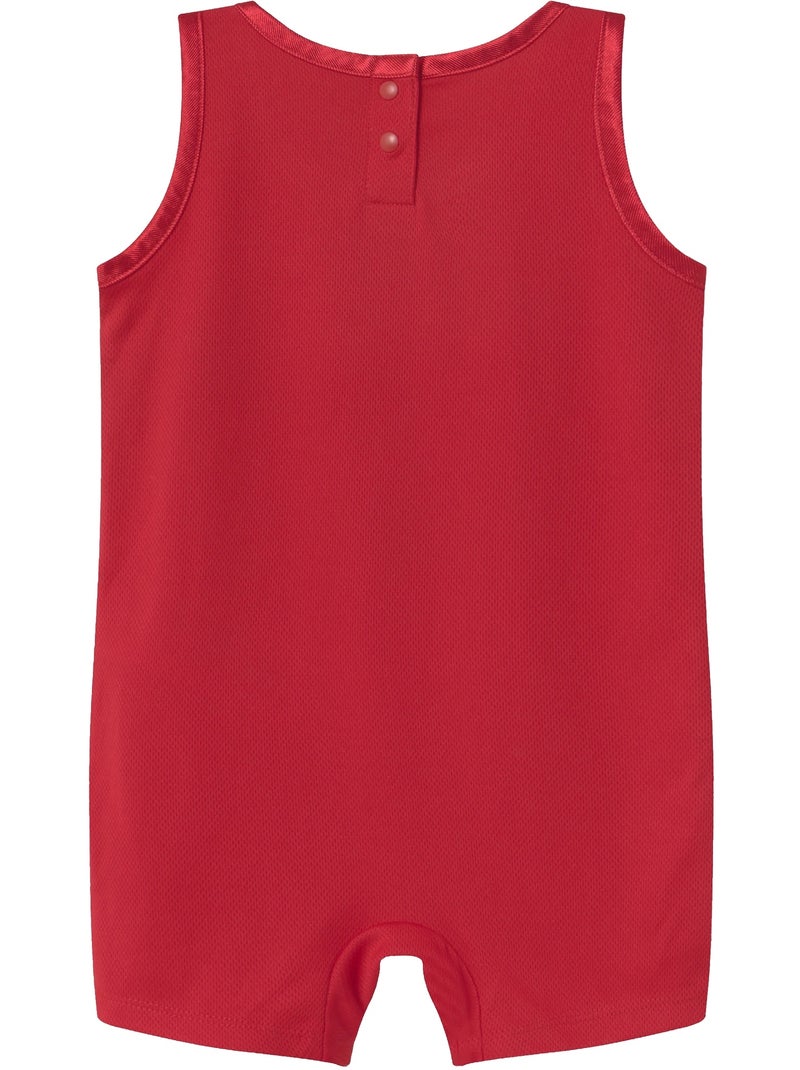 Macacão de gola redonda - Jordan Vermelho - Kiabi