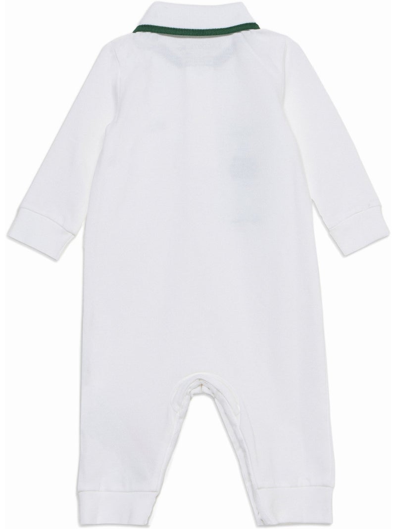 Macacão de manga comprida - lacoste Branco - Kiabi