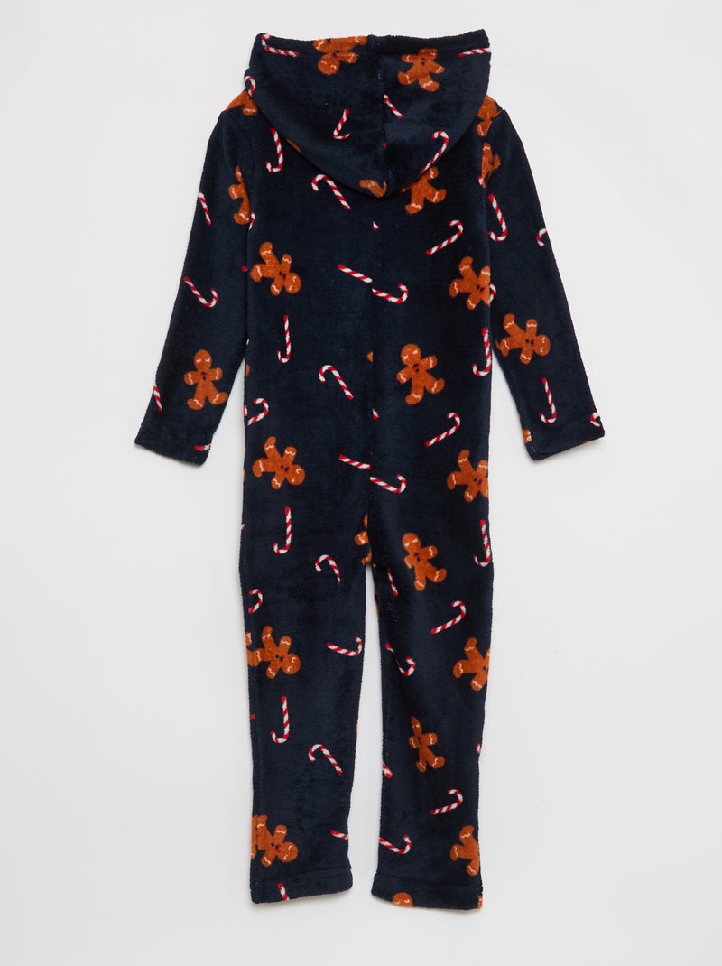 Macacão de Natal em Polar Azul - Kiabi