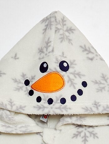 Macacão de noite polar boneco de neve