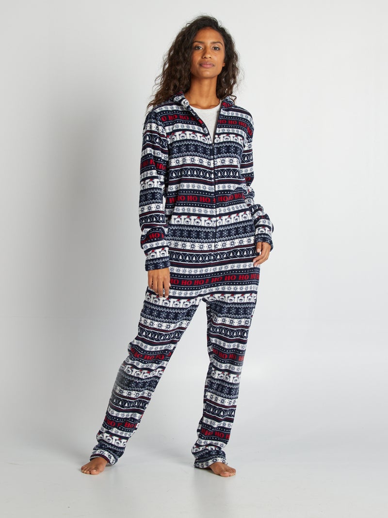 Macacão de pijama de Natal AZUL - Kiabi