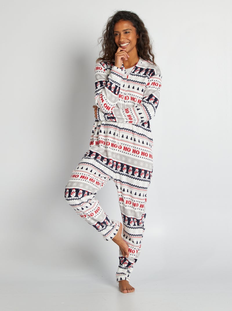 Macacão de pijama de Natal BRANCO - Kiabi