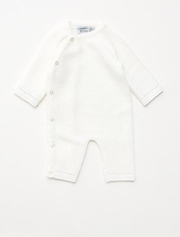 Macacão de Tricô 'La manufacture de Layette'