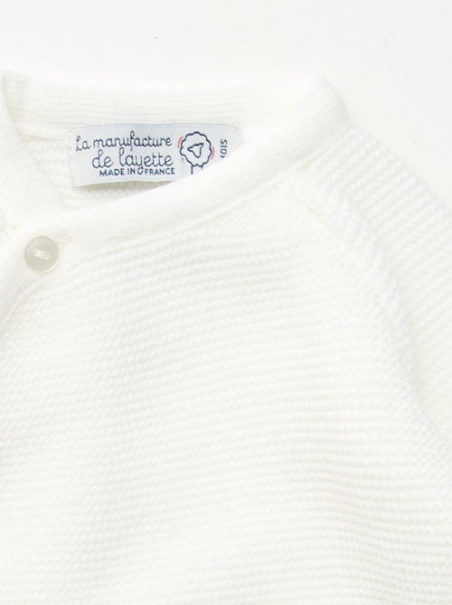 Macacão de Tricô 'La manufacture de Layette' - Kiabi