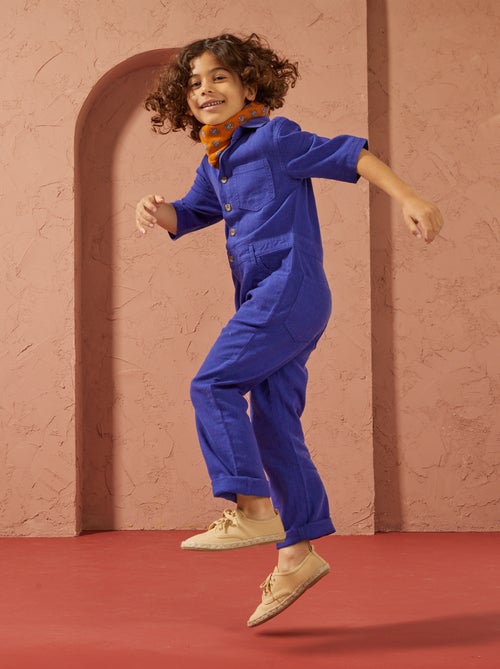 Macacão direito de manga curta - Unissexo - Kiabi