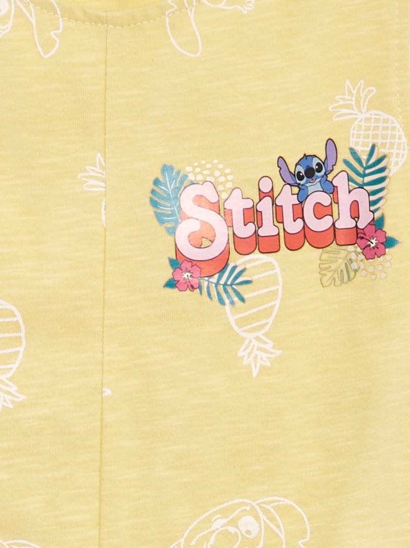 Macacão em jersey 'Disney' 'Stitch' AMARELO - Kiabi