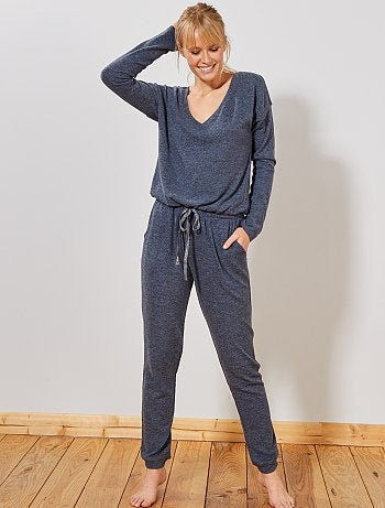 Macacão em malha 'de peluche' - Kiabi