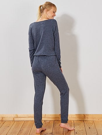 Macacão em malha 'de peluche' - Kiabi