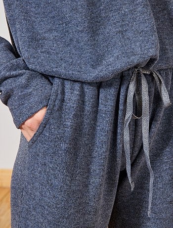 Macacão em malha 'de peluche' - Kiabi