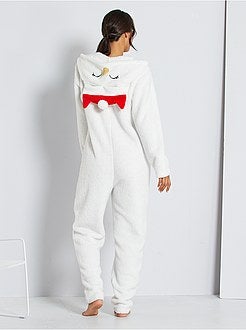 Macacão em malha de peluche - Kiabi