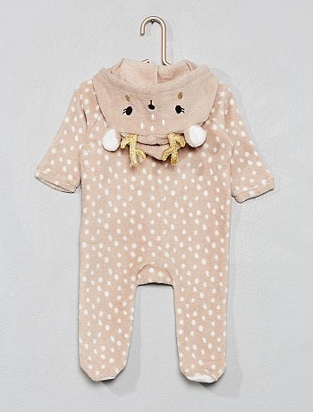 Macacão em malha polar - Kiabi