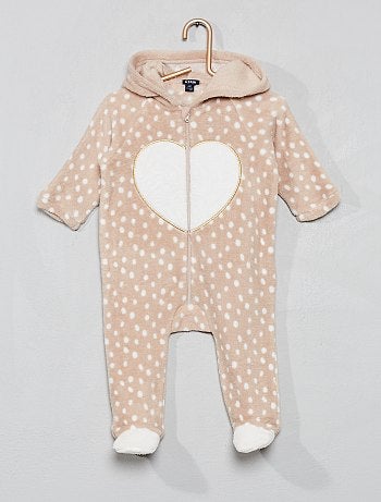 Macacão em malha polar - Kiabi