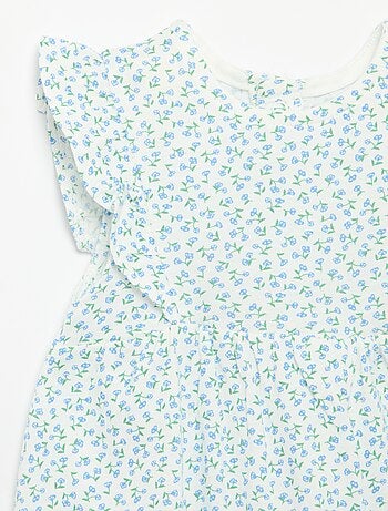 Macacão estampado em algodão
