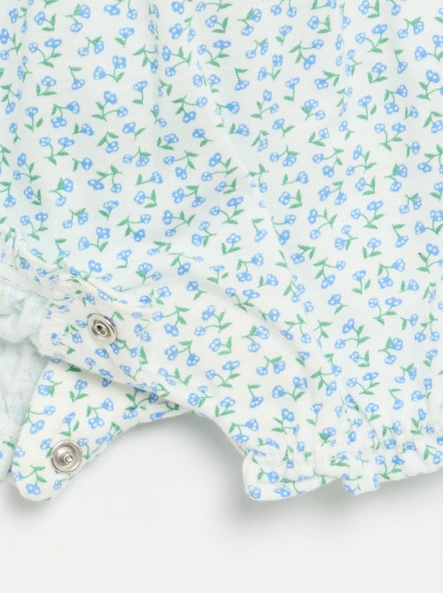 Macacão estampado em algodão - Kiabi