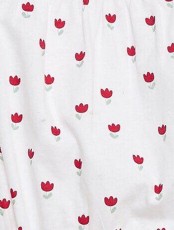 Macacão estampado em algodão