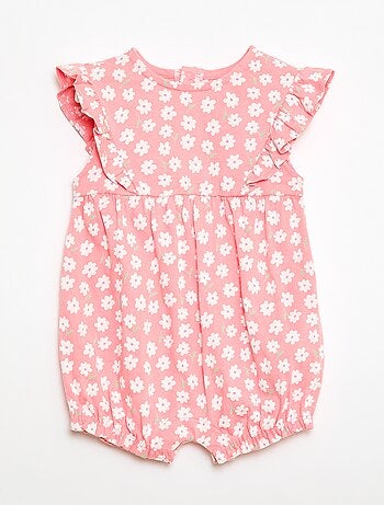 Macacão estampado em algodão