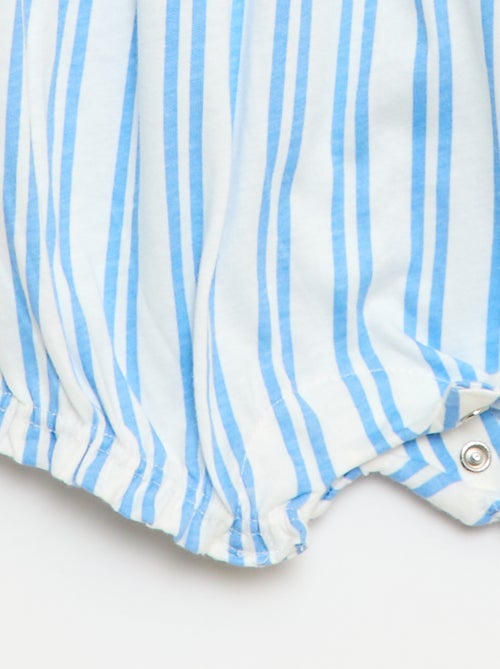 Macacão estampado em jersey de algodão - Kiabi