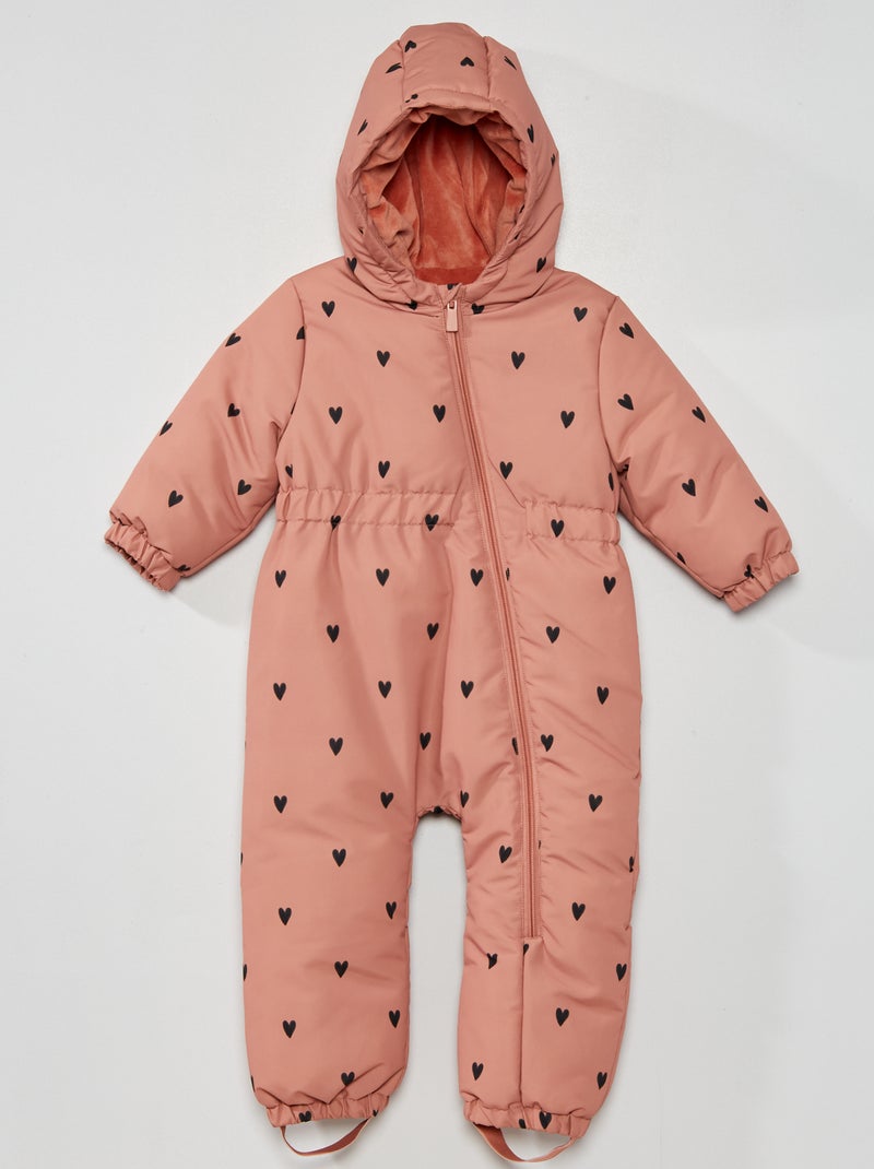 Macacão estampado ROSA - Kiabi