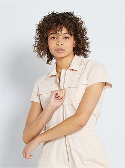 Macacão fluido com fecho - Kiabi