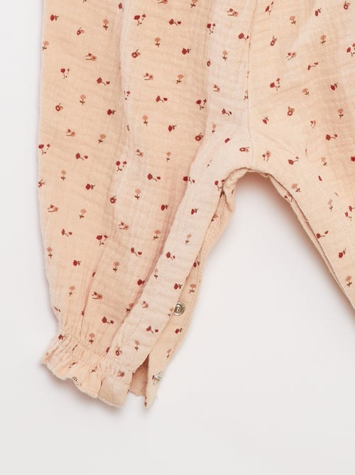 Macacão jardineiras com motivo - Kiabi