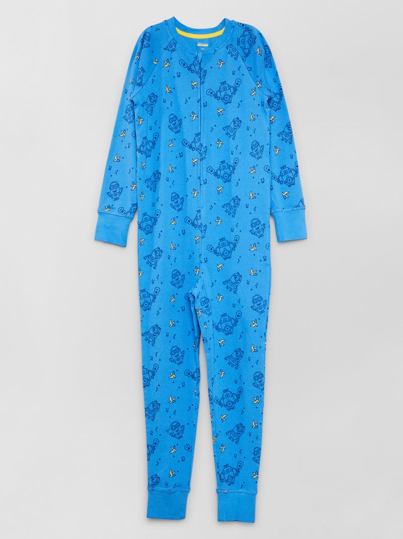 Macacão 'Mínimos' em jersey AZUL - Kiabi