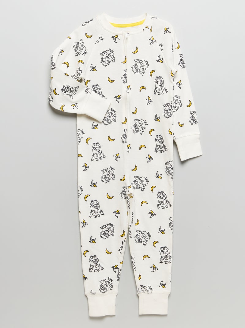 Macacão 'Mínimos' em jersey BRANCO - Kiabi