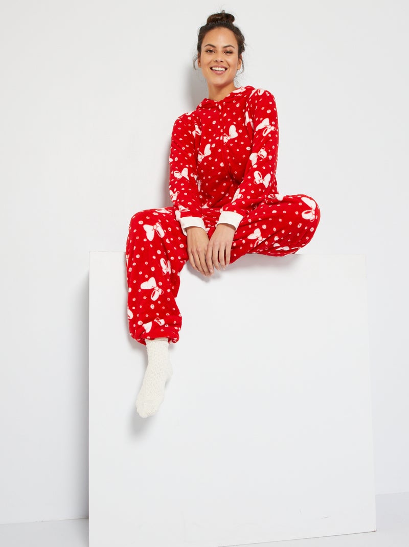 Macacão Minnie 'Disney' Vermelho - Kiabi