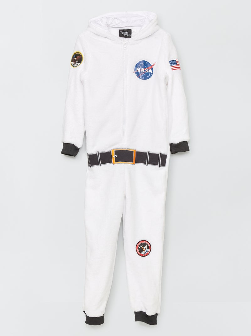 Macacão 'NASA' 'Apollo 11' Branco/ Preto - Kiabi