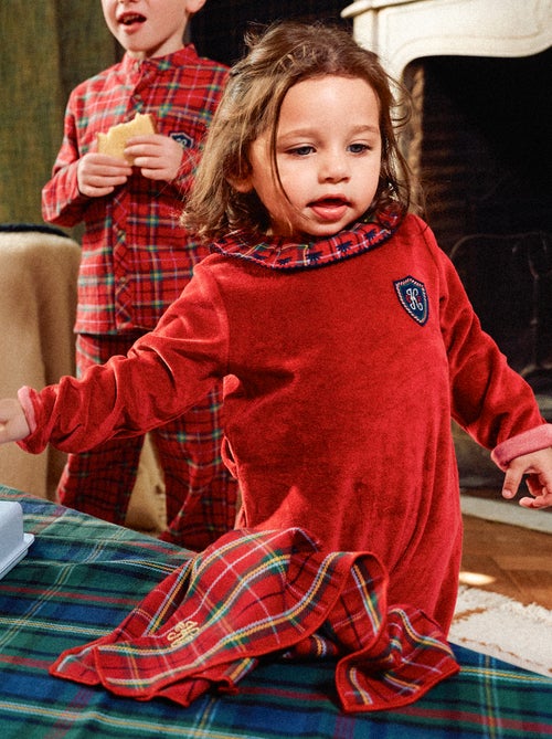 Macacão pesado 'Kiabi & Catherine Painvin' em veludo de algodão - Kiabi Macacão pesado 'Kiabi & Catherine Painvin' em veludo de algodão - Kiabi