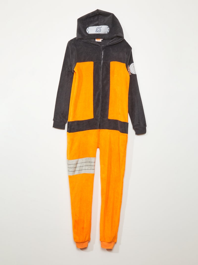 Macacão pijama em malha polar 'Naruto' LARANJA - Kiabi